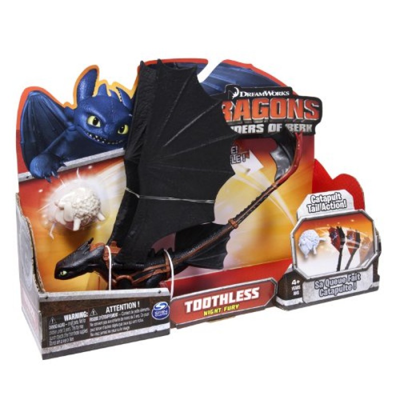 DreamWorks Dragons Defenders of Berk - Action Dragon Figure - Toothless ...